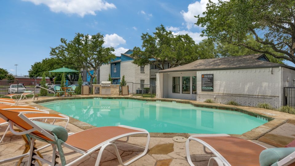 the pool at The The Huxley